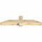 Ekena Millwork Eugene Rough Sawn Timber Gable Bracket, Douglas Fir, 60"W x 15"H x 6"D x 6"F, 6/12 Pitch GBW060X15X0606EUG00RDF - alternate 2